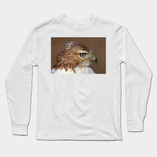 Red-tailed Hawk Portrait Long Sleeve T-Shirt